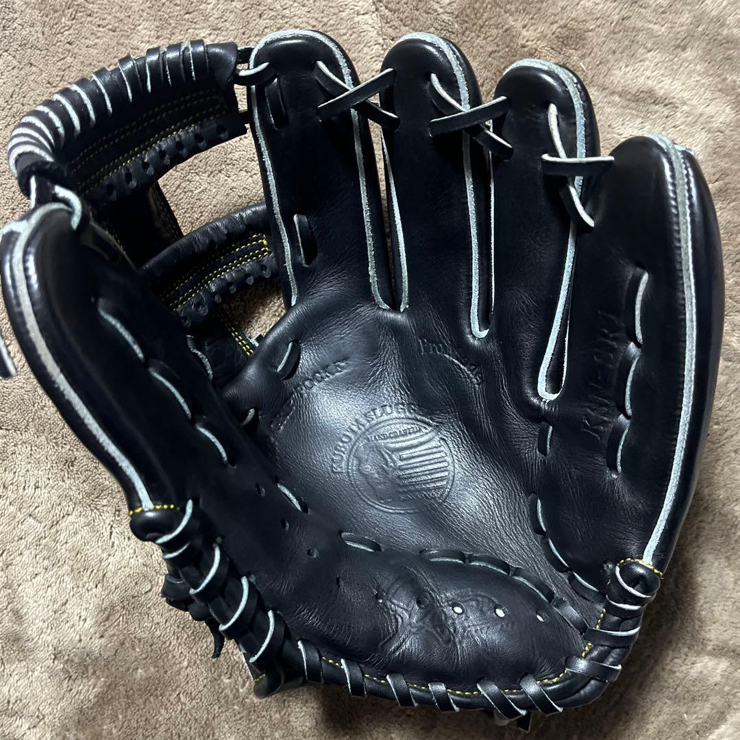 軟式　スラッガー　SR1 カスタム　黒×グレー　内野手用