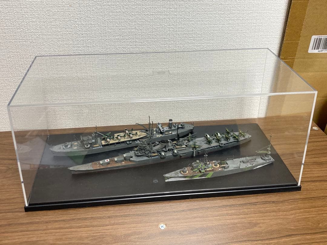 【ケース付完成品】1/700 帝国海軍 水上機母艦セット(速水，最上，秋津洲)