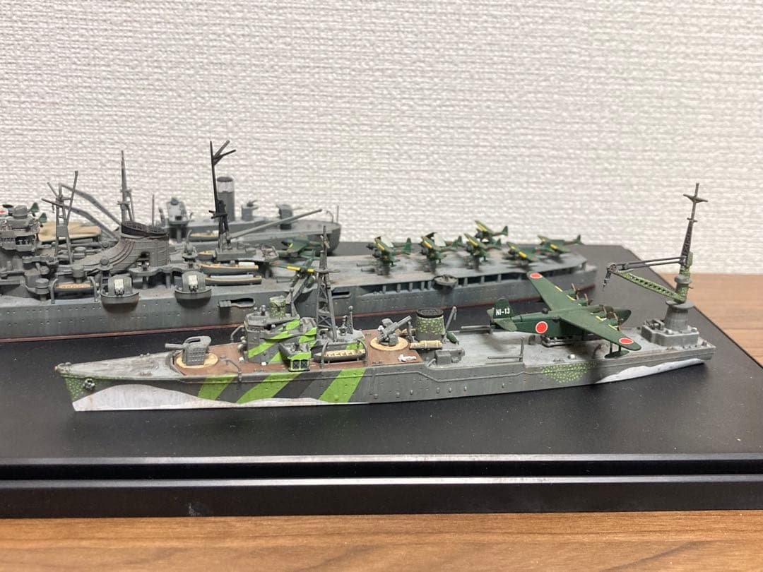 【ケース付完成品】1/700 帝国海軍 水上機母艦セット(速水，最上，秋津洲)