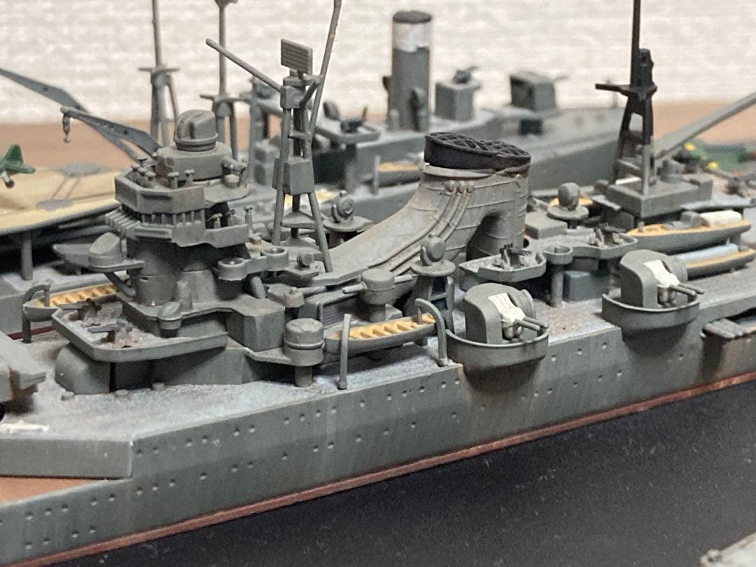 【ケース付完成品】1/700 帝国海軍 水上機母艦セット(速水，最上，秋津洲)