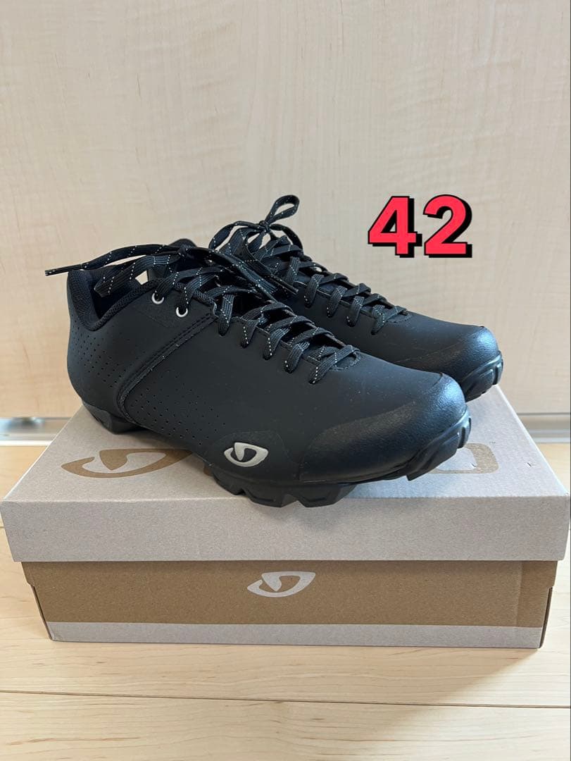 美品　GIRO PRIVATEER LACE 42 ビンディングシューズ　黒