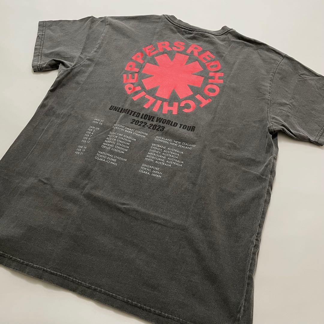 Red Hot Chili Peppers 2023 Tシャツ XL 黒 グレー