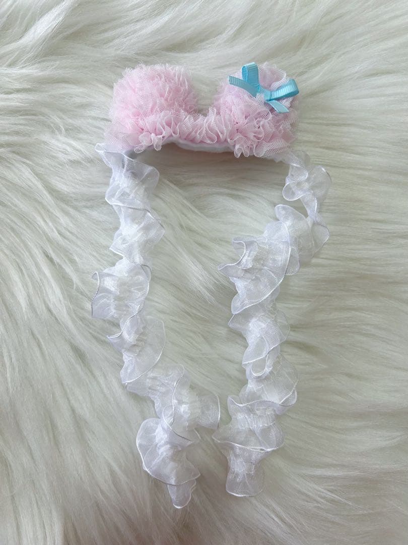 CandyBuppie 犬服 リボン ヘッドドレス チョーカー ドッグウェア