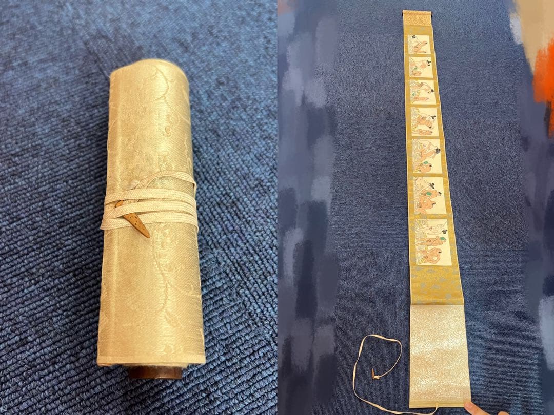 1464 骨董　古美術　春画　巻物　希少　時代物