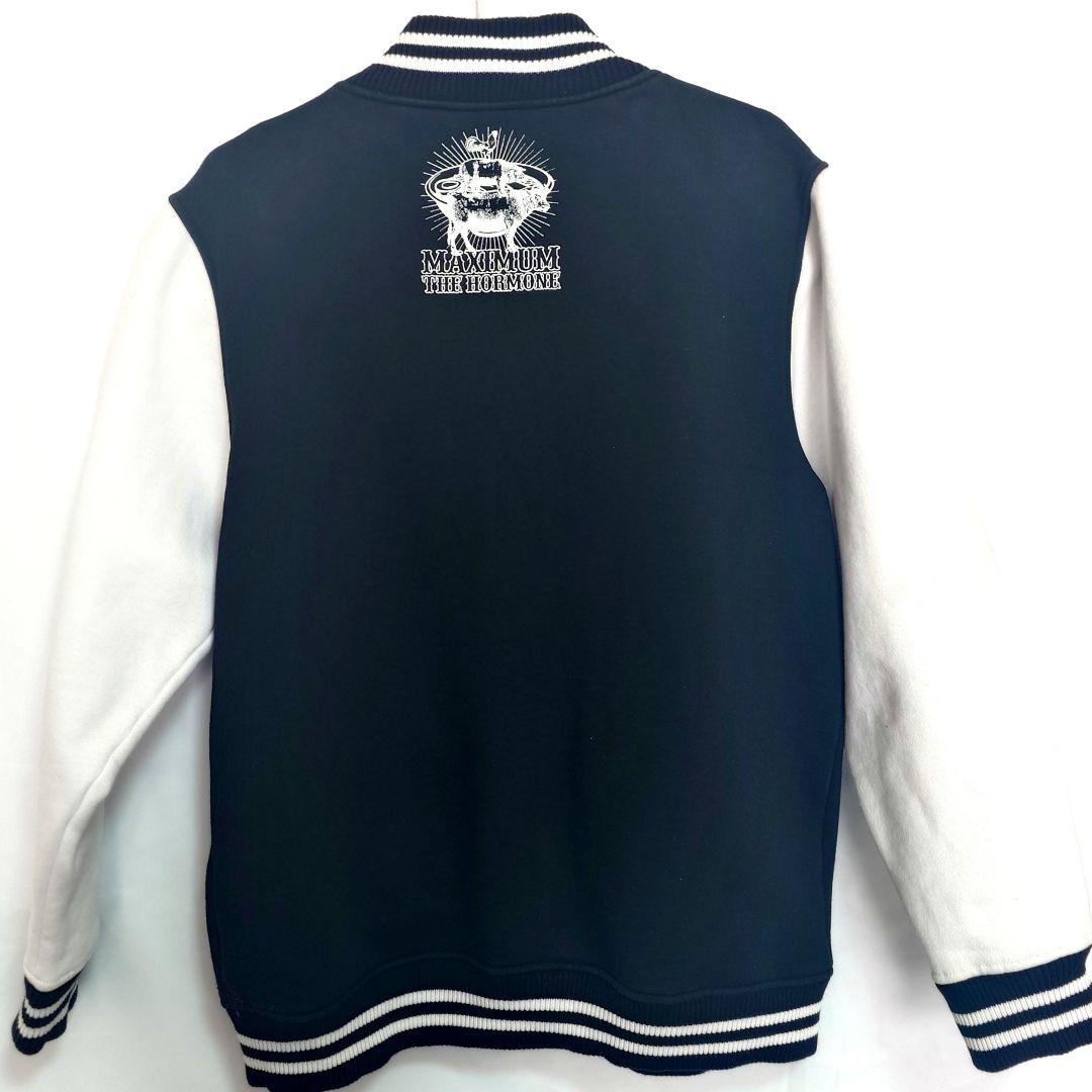 マキシマムザホルモン MENKATA CREW スウェットスタジャン 白 XL