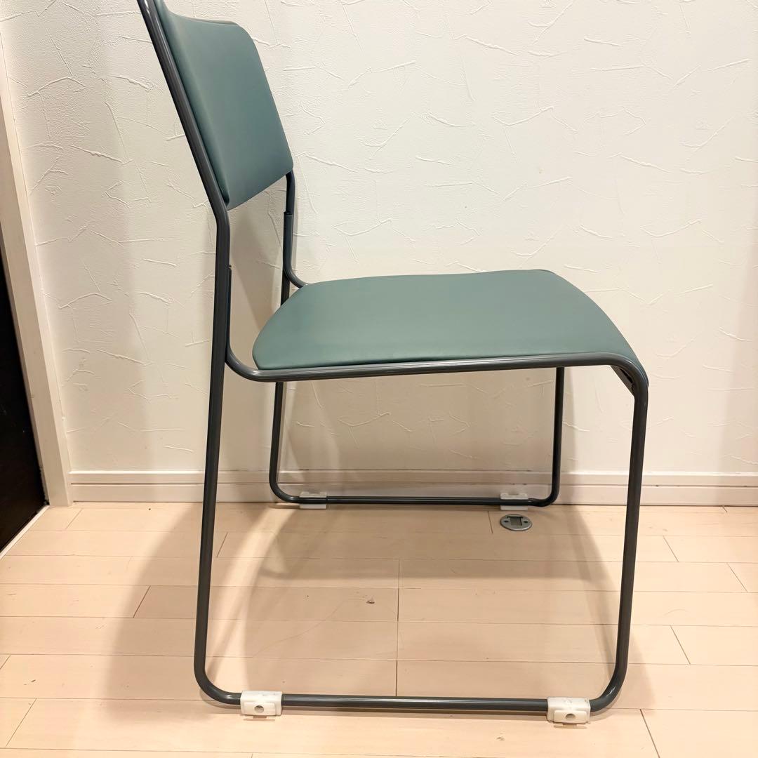 美品✨重ねて収納☆会議用スタッキングチェア3脚　内田洋行　MP-120
