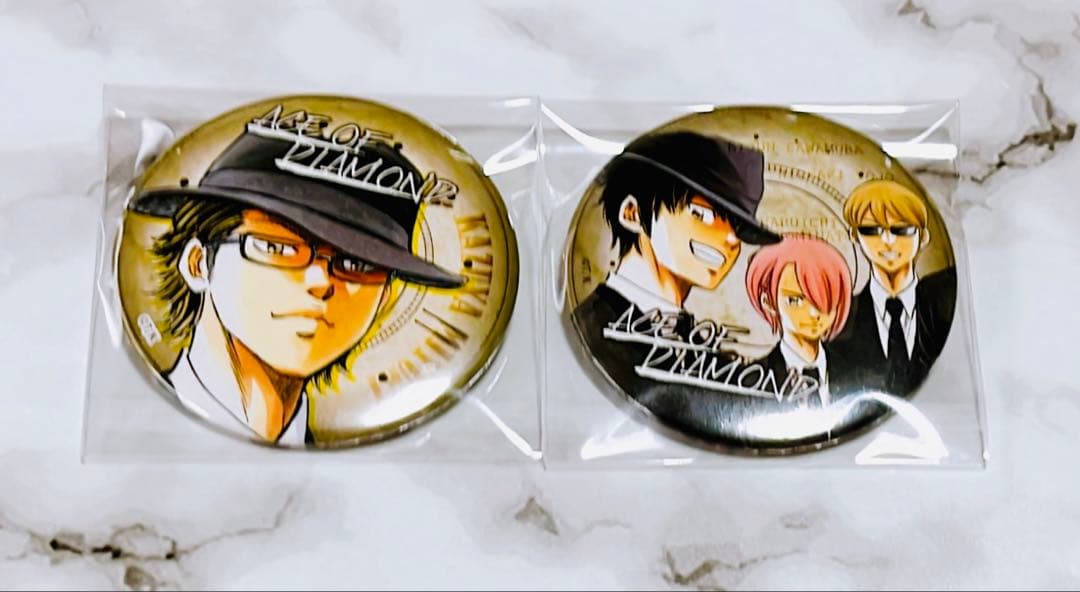 ダイヤのA 京まふ 缶バッジ セット まとめ売り