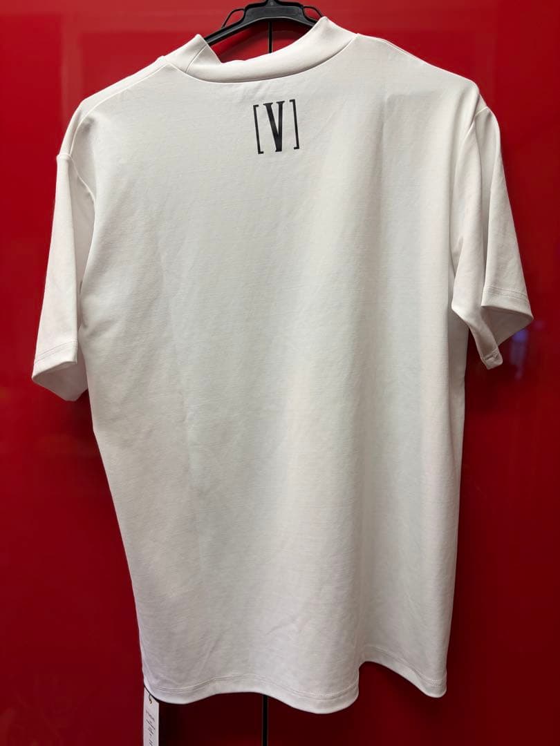 【新品タグ付V12 LUX ヴィ・トゥエルヴ モックネック シャツ L ホワイト