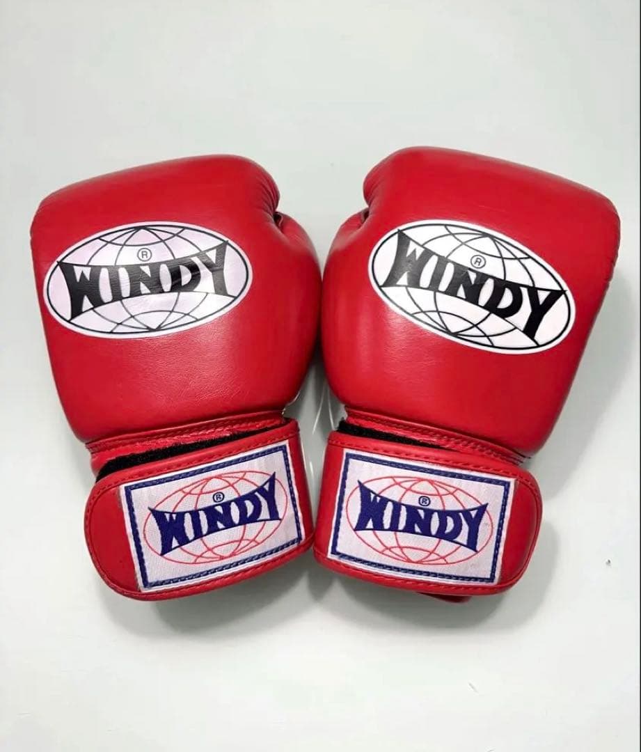 【美品】 WINDY ボクシンググローブ 8oz レッド