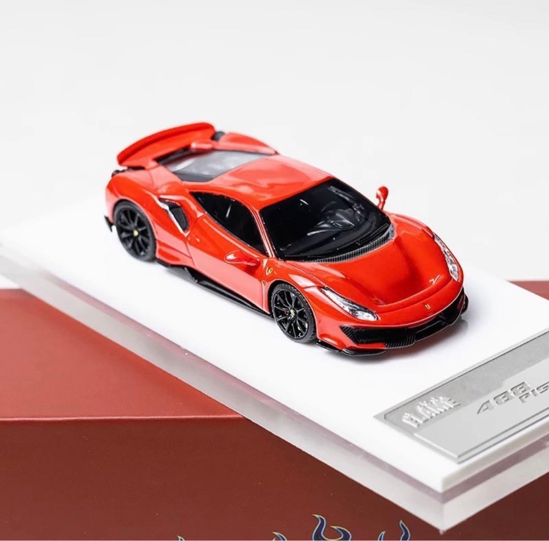 1/64 flame フェラーリ　488 pista ピスタ　赤