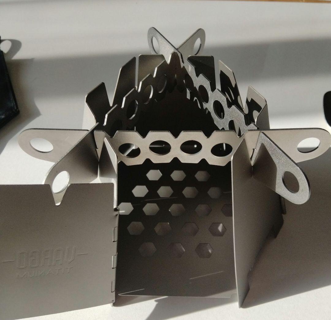 チタン　ヘキサゴンウッドストーブ&五徳