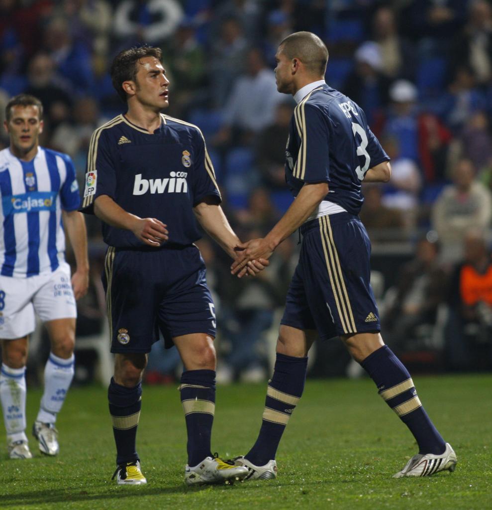 中古 レアルマドリード 07/08 ユニフォーム M 背番号＃5