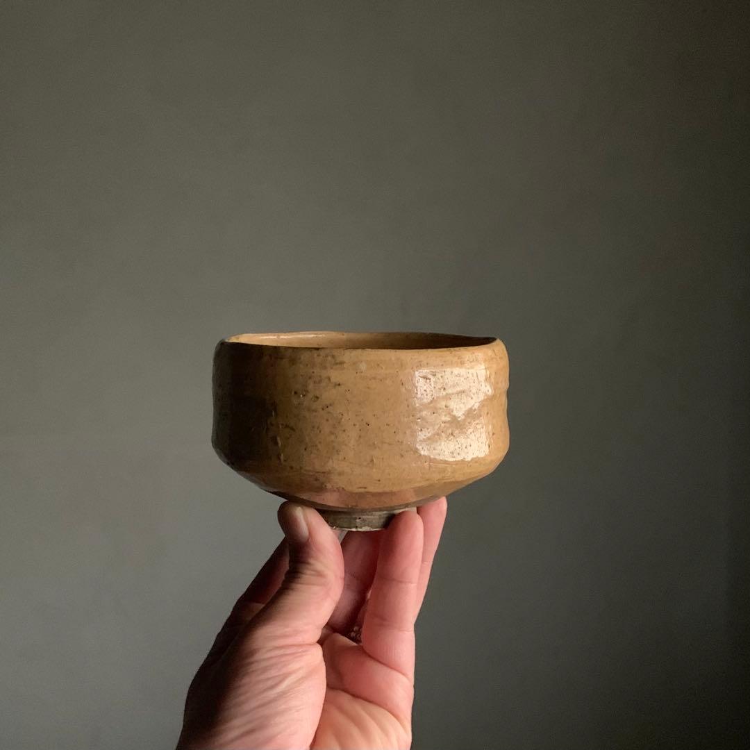 赤膚焼 茶碗 赤膚山銘 茶道具 古道具 アンティーク