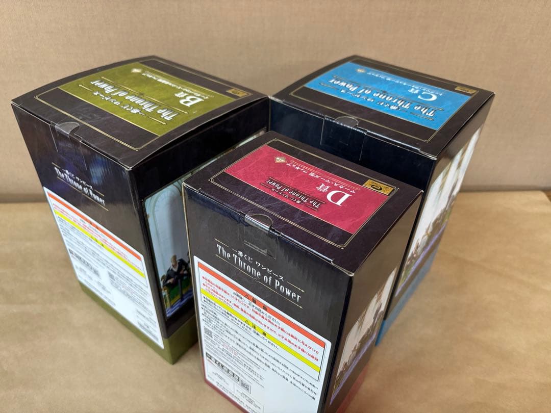 ワンピース一番くじThe Throne of PowerB賞 C賞 D賞セット