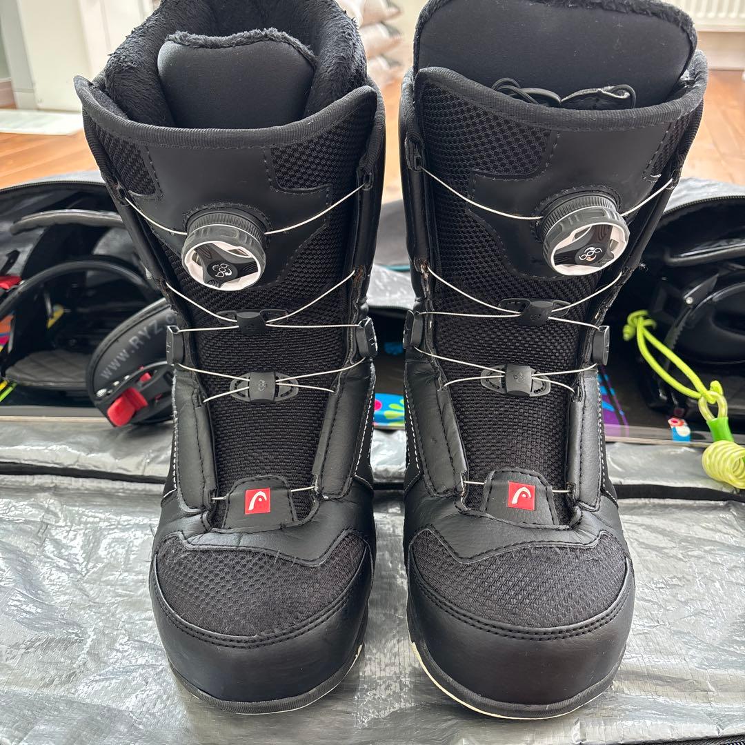 【美品】head スノーボードブーツ ブラック