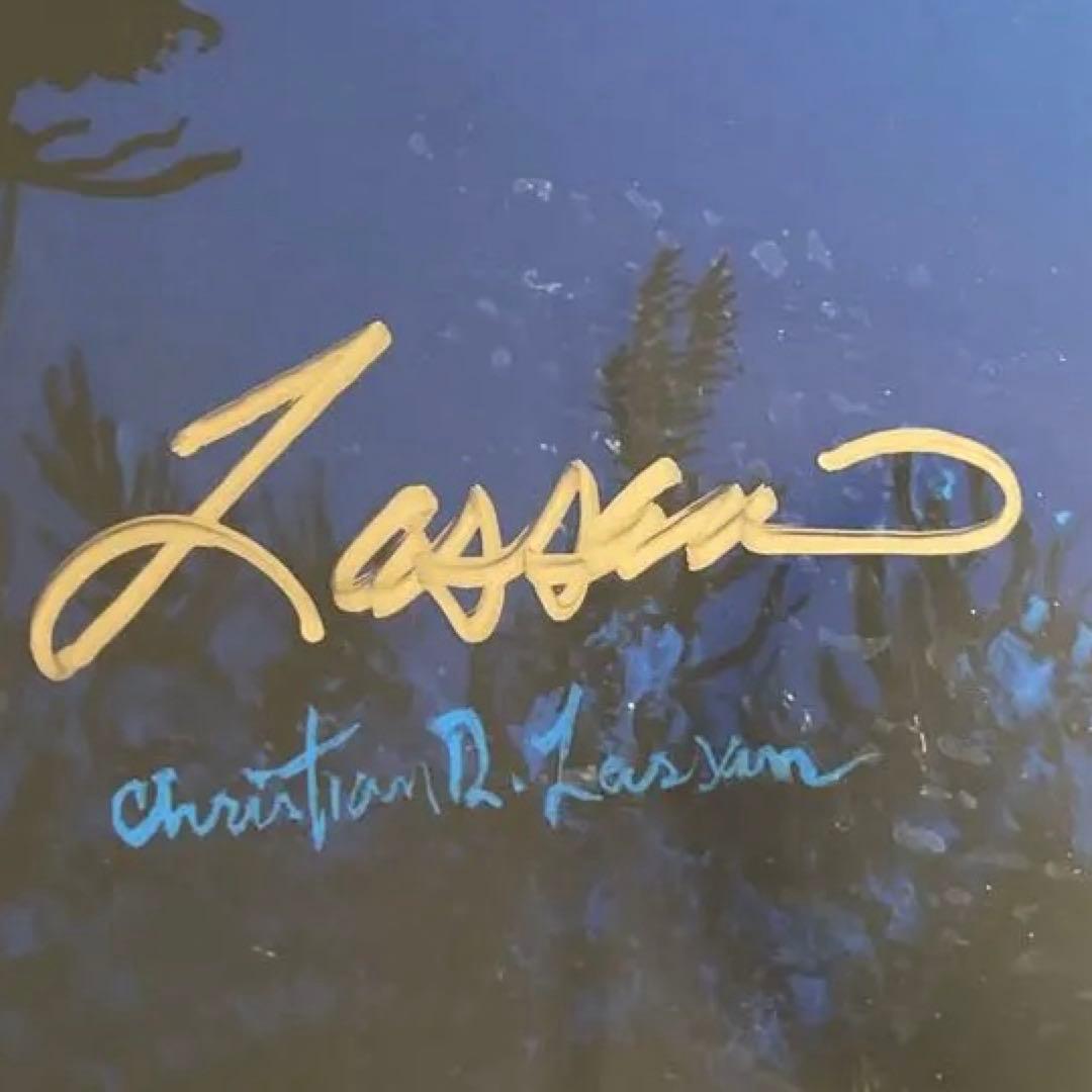 クリスチャン・ラッセン　版画　「ポイント　オブ　ライト」 ミクスドメディア