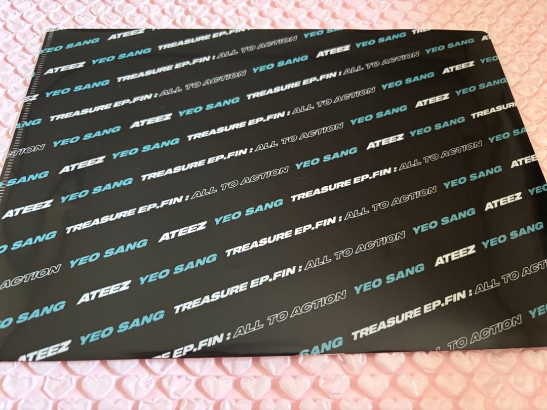 ateez アチズ　ヨサン　リリイベ　サイン入り　クリアファイル