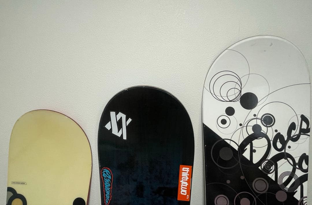 スノーボード3点セット、カバー付き