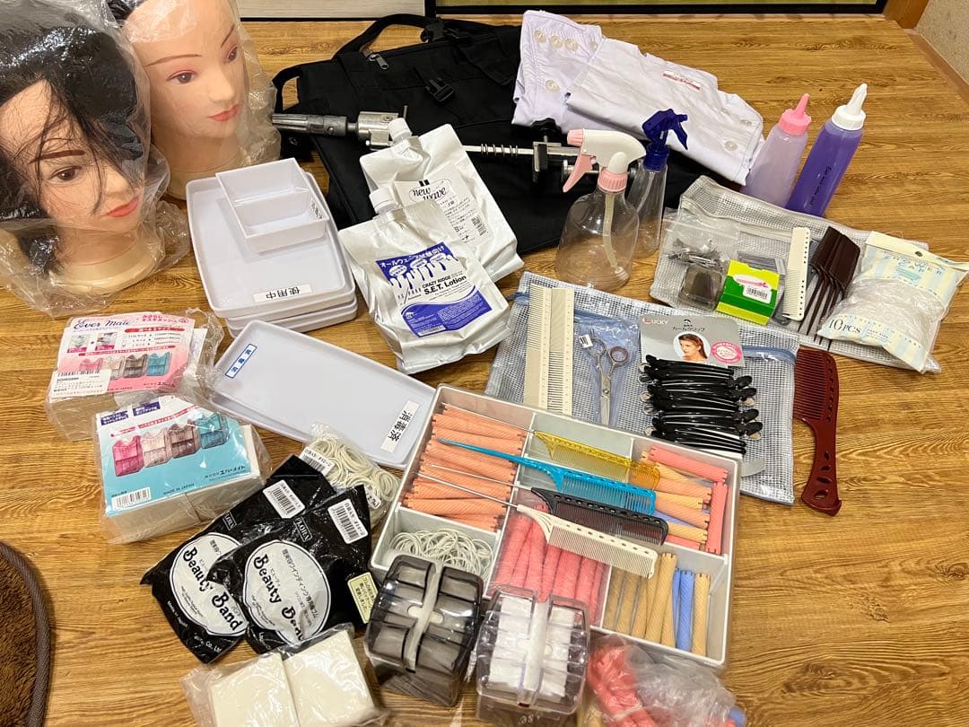 美容師国家試験実技全て。ワインディング、オールウェーブ、カット