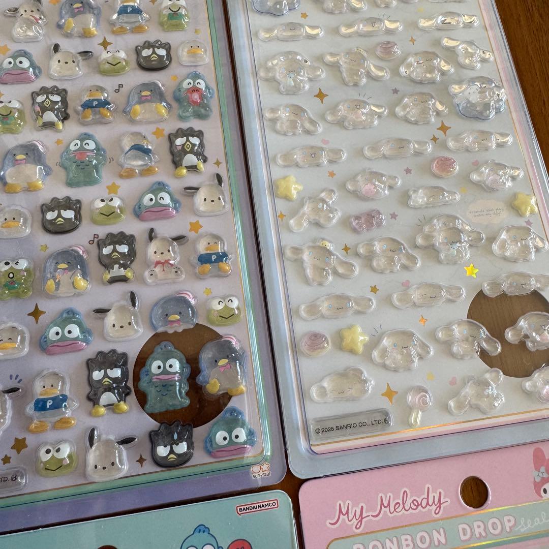 ボンボンドロップシール　サンリオ　ミニ　8種　全種類