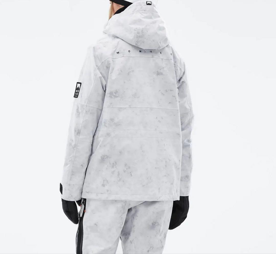 Montec ホワイト スキーウェアジャケット　レディースXS SMサイズ向き