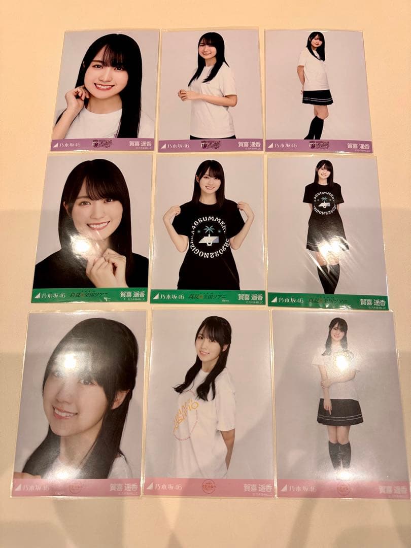 賀喜遥香　ライブ衣装　生写真　7種類　まとめ売り