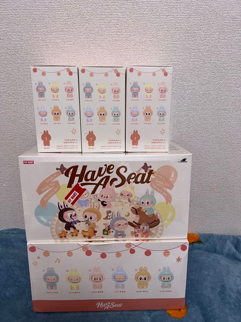 ぬいぐるみ Popmart THE MONSTERS Have a seat Labubu