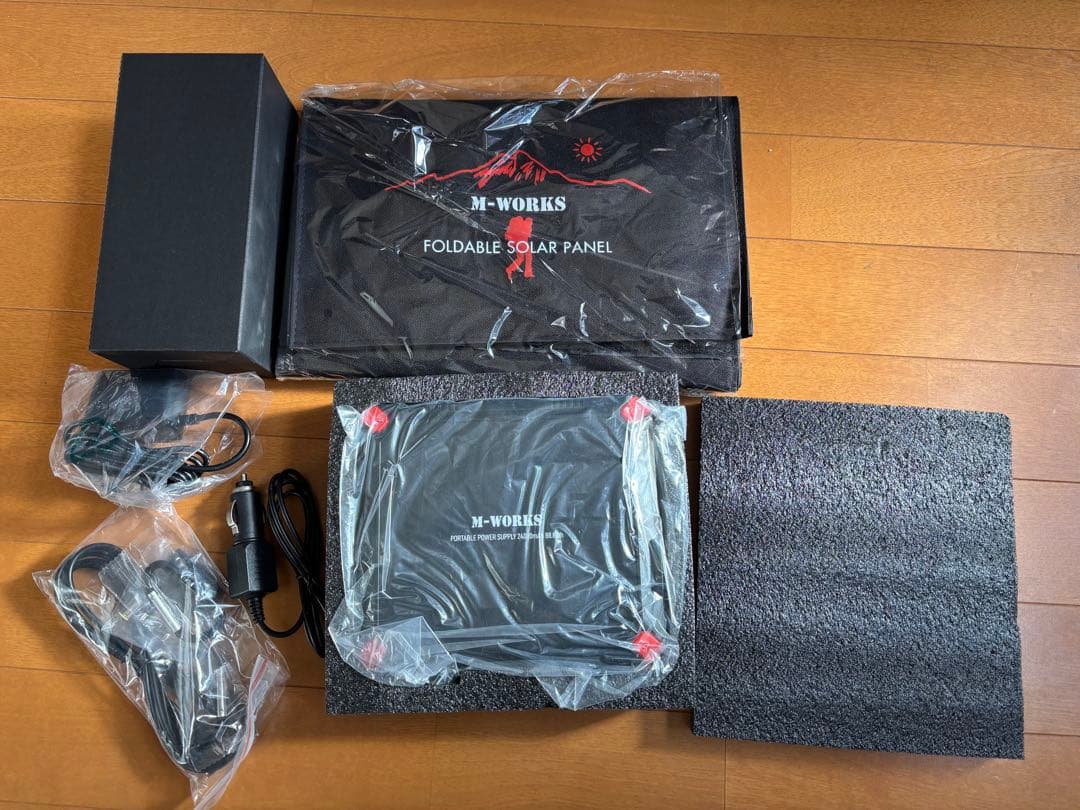 ソーラパネル&ポータブル電源セット