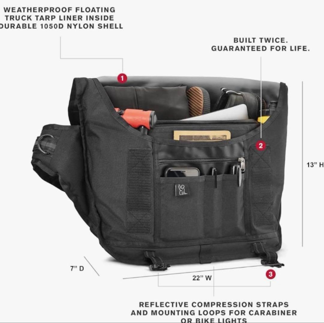 CHROME / メッセンジャーバッグ CTZ 24L【中古美品】