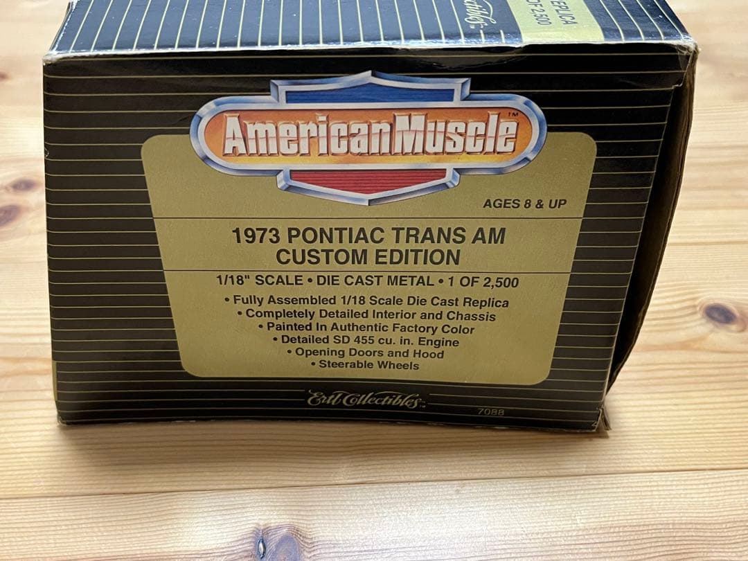 ERTL アーテル　1/18 1973 ポンティアック　トランザム