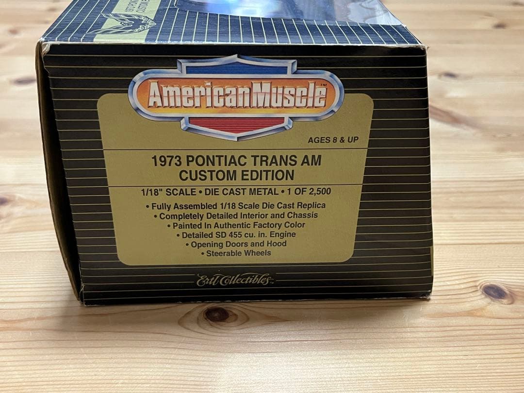 ERTL アーテル　1/18 1973 ポンティアック　トランザム