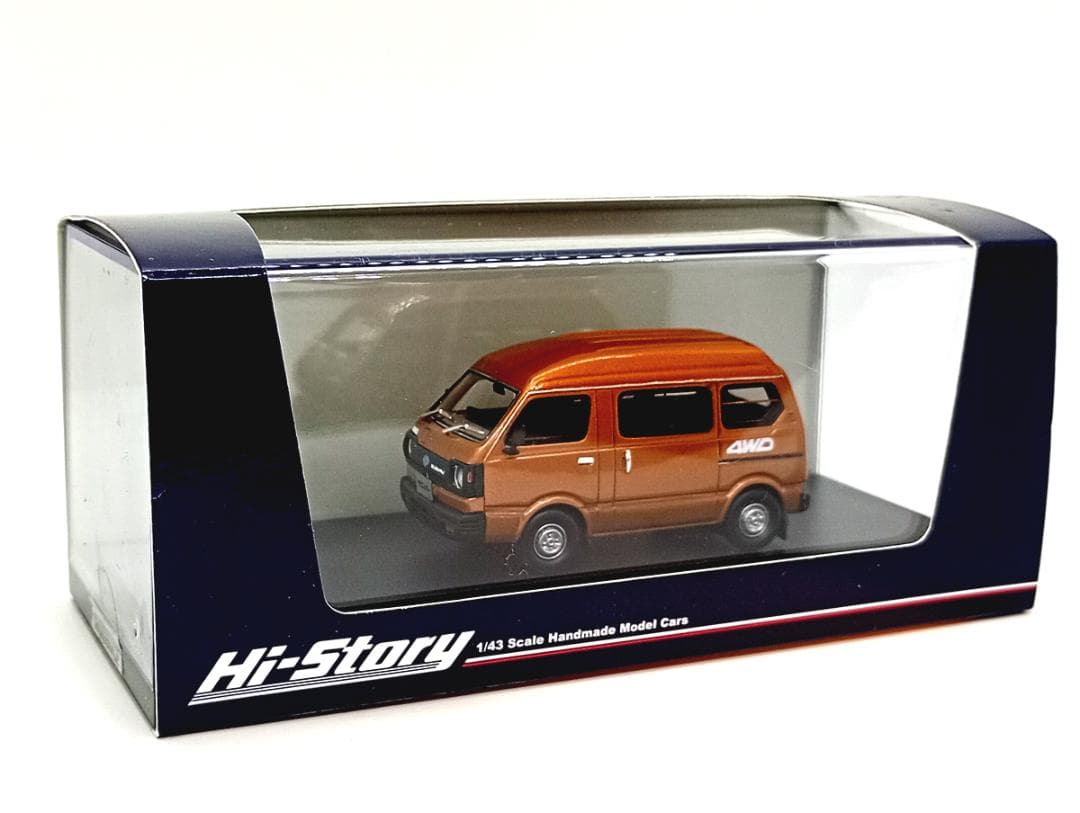 ハイストーリー 1/43 スバル サンバー 4WD 1980 マイティブラウン