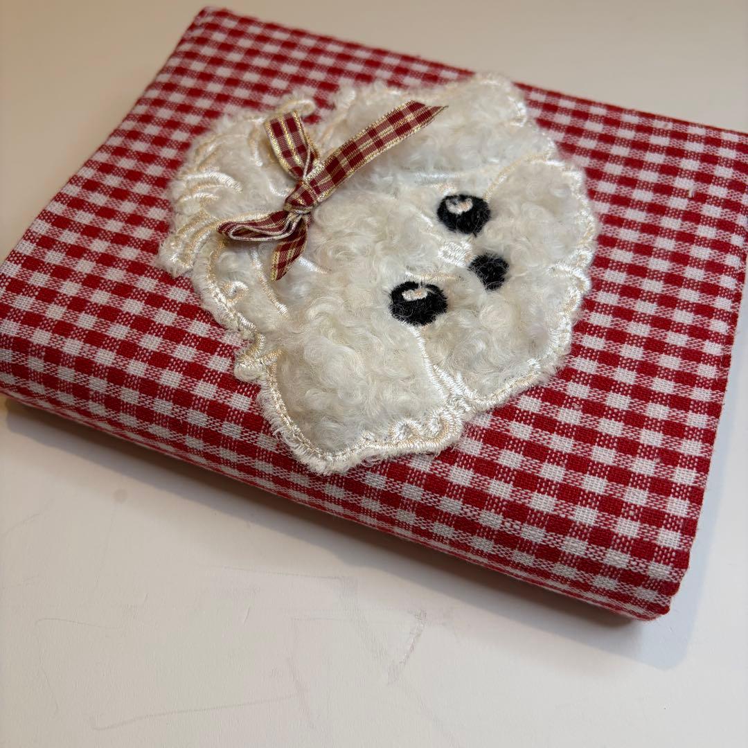 【ラスト1点】ふわふわわんちゃん　バインダーカバー　リフィルセット　A6 韓国