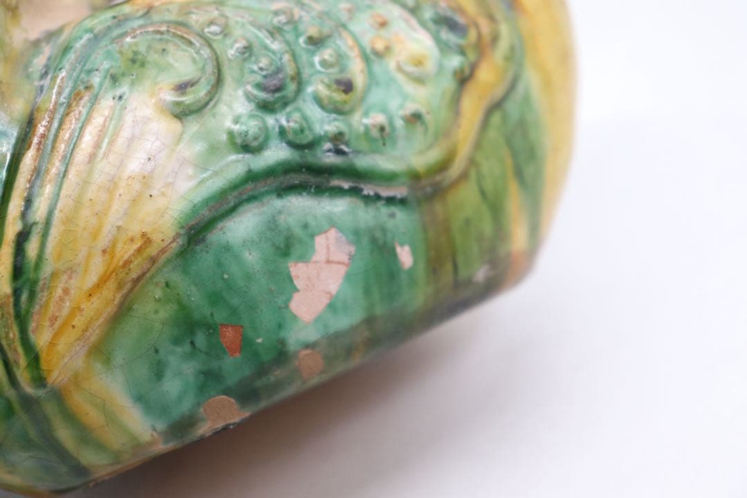 中国　唐三彩　鴨　送料込み250830