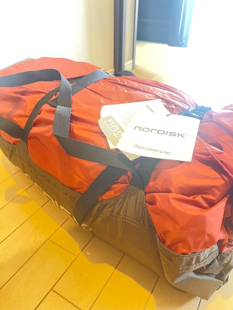 NORDISK キャンプテント オレンジ/ブラウン