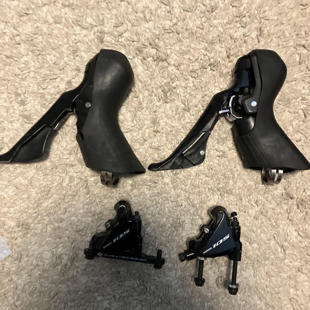 Shimano STIレバー　ST-R7020 油圧ブレーキBR-7070セット