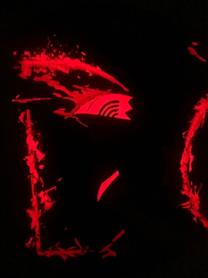 台湾限定　劇場版 チェンソーマン レゼ編 A3蓄光 ポスター　赤夜光　希少