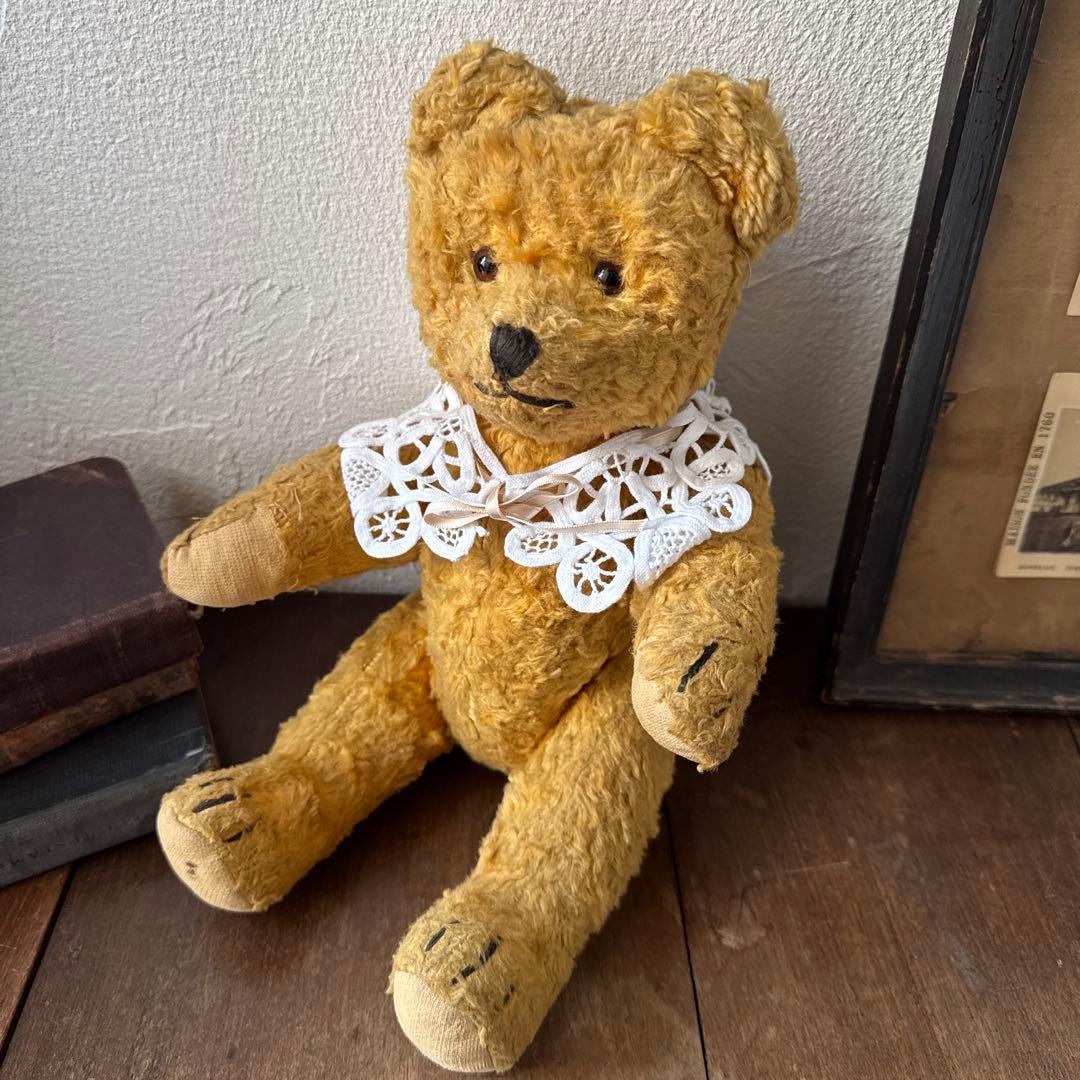 イギリスアンティークベア　テディベア　イギリスヴィンテージベア