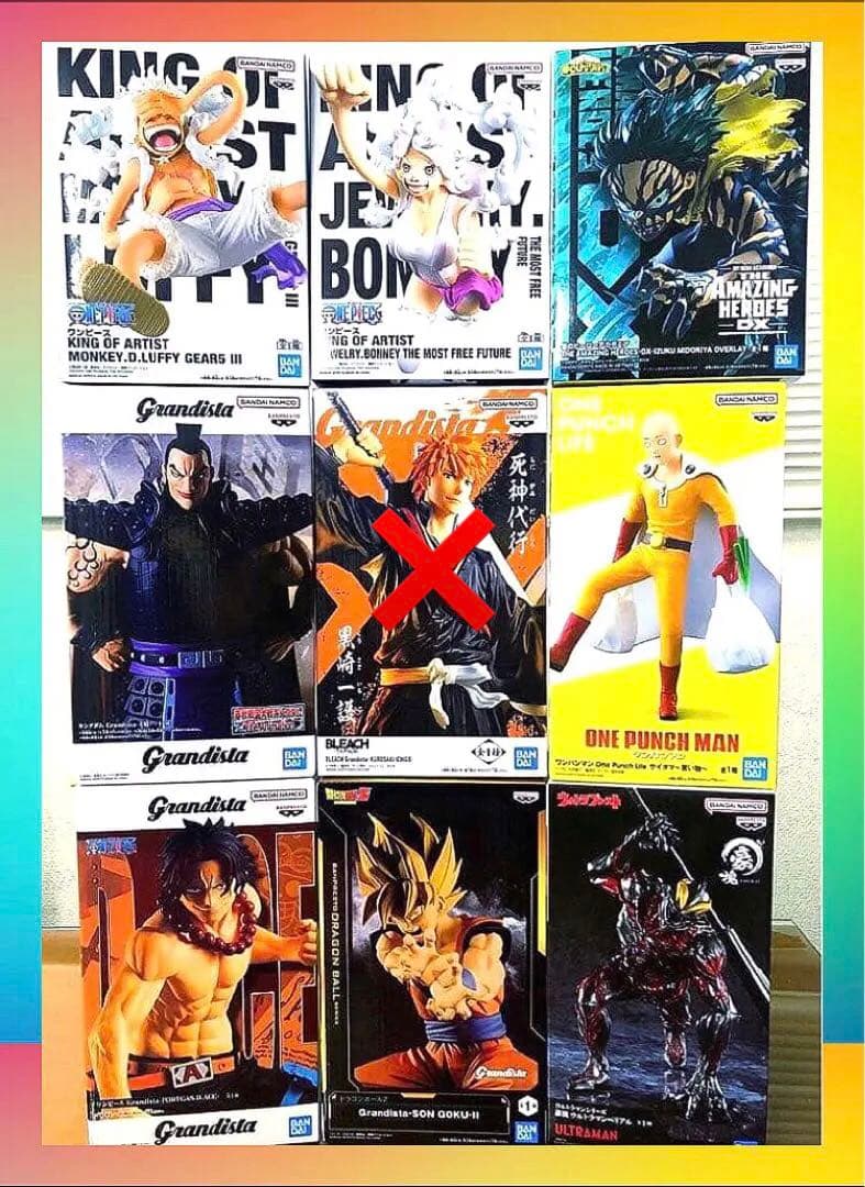 アニメキャラクター最新プライズフィギュア8体セット まとめ売り 新品未開封