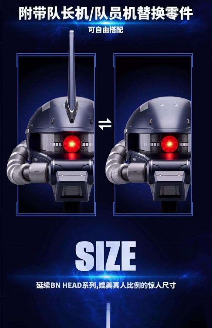 バンダイHEAD MS-06R Black Tri-Stars三連星専用ザクII