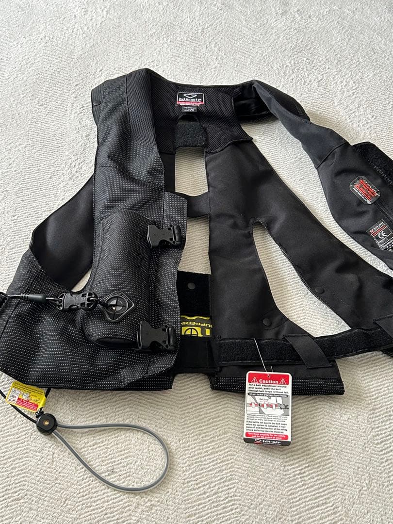 hit-air MLX-RE3 ブラック/イエロー ライフジャケット