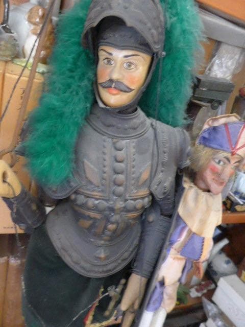 本格的な操り人形です。ドンキホーテと道化師。ヴィンテージです