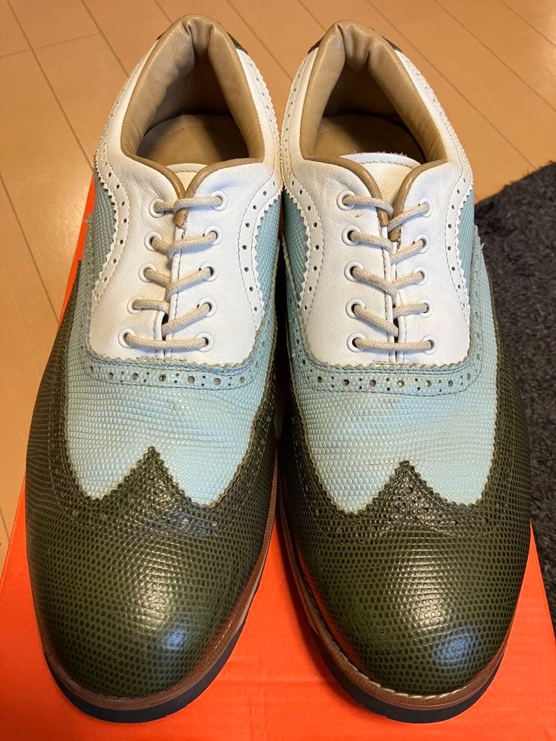 【超レア・美品】 Zoy ゾイ 本革 日本製 ゴルフシューズ 27cm