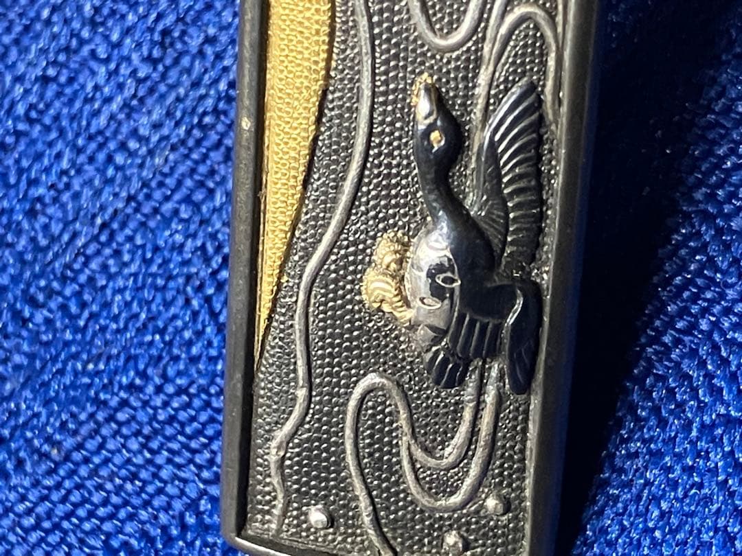 日本刀　装飾　小柄　金銀象嵌　時代物　骨董品