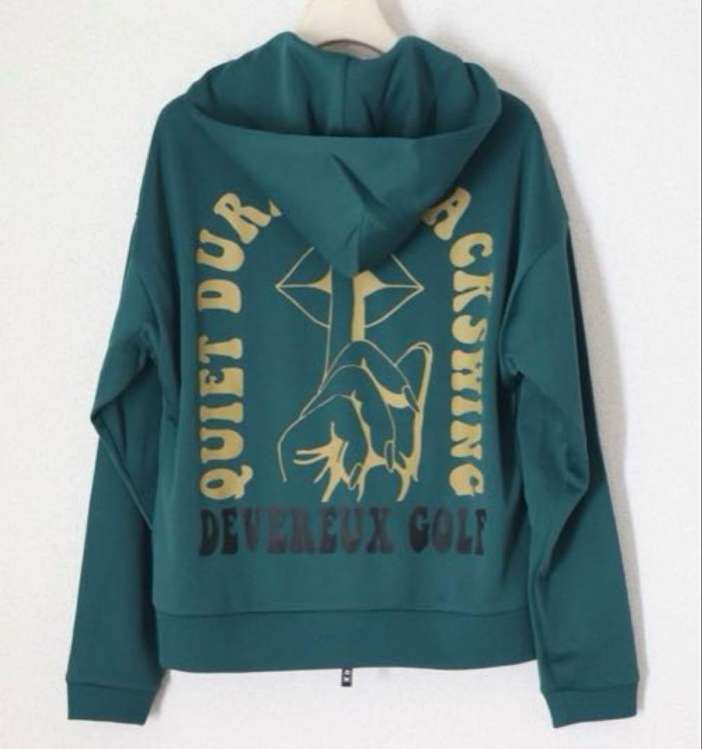 新品未使用【デヴァロー ゴルフ】レディース フルジップアップパーカー（Ｍ）