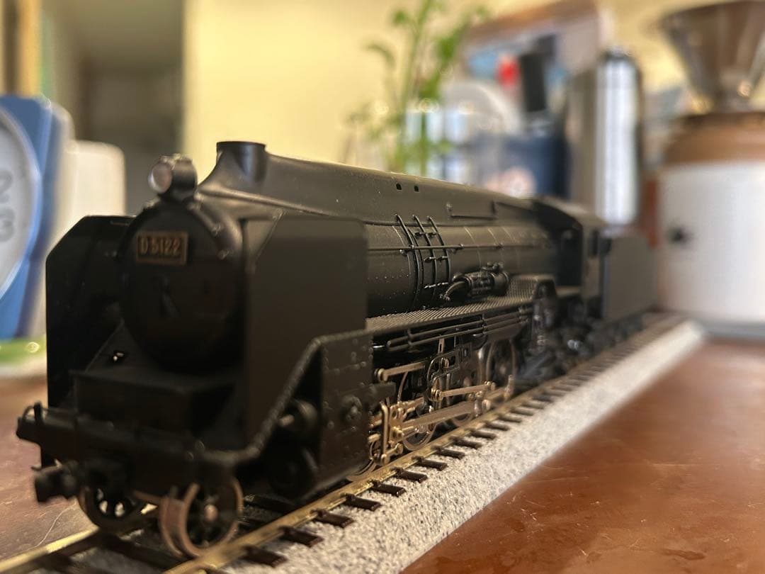 メーカー不明　D51全流　蒸気機関車　HOゲージ