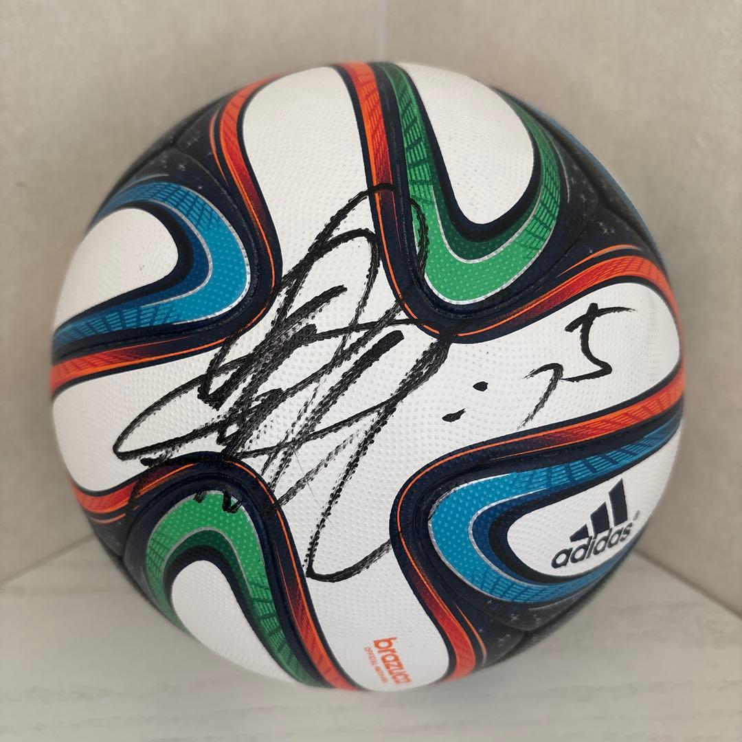 H*c様 【未使用】adidas Brazuca サッカーボール サイン入り