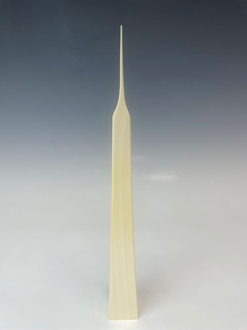 開き12.7cm 重量222g　天然素材　三味線　撥　ばち　ケース付き