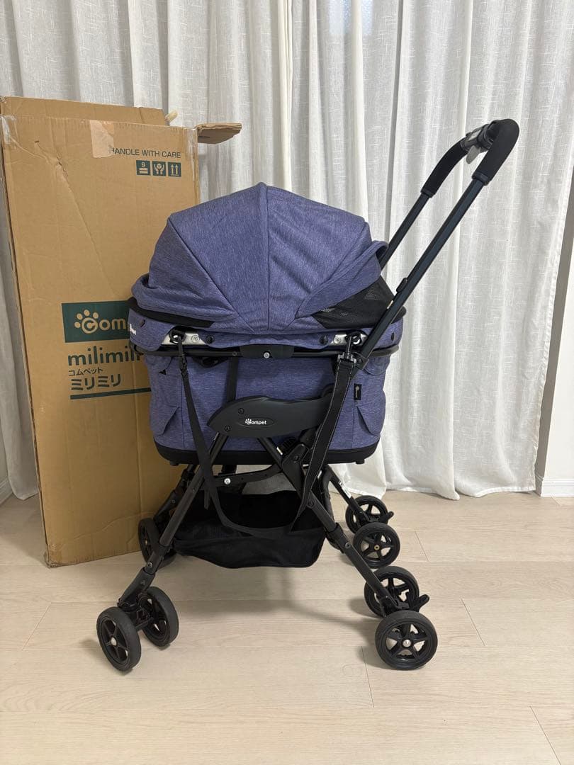 ペットカート、コムペットミリミリEG、コンビ、箱あり、使用は一回のみ