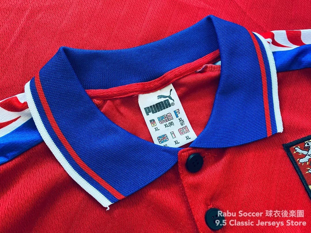 チェコ代表 1996 ホーム ユニフォーム #8 ポボルスキー